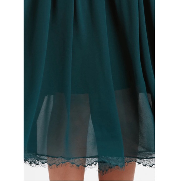 Dress The Population Alicia Dress Pine Green Size XL - Picture 3 of 11